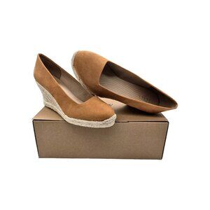 J. Crew Shoes Women’s Espadrille Wedges Sueded Size 8.5 M Pale Clay  Brown Shoes